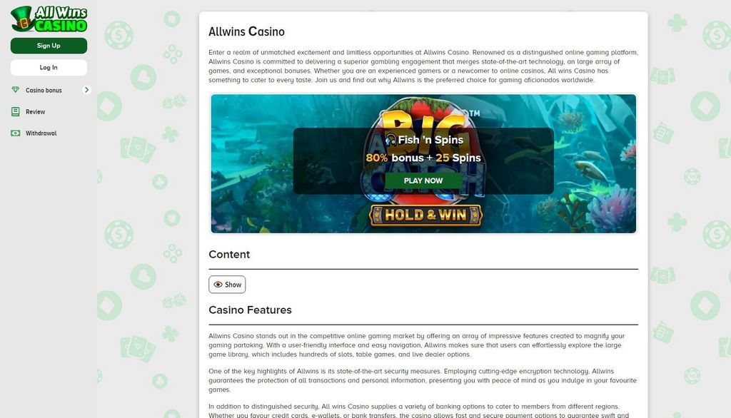 All Wins Casino